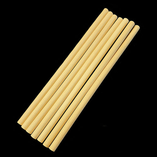 Hardwood dowels measuring 1/4