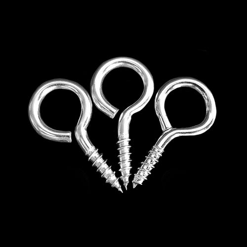 Nickel plated eye screws 1