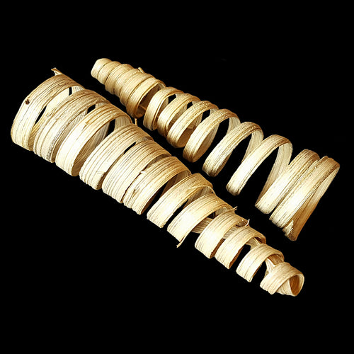 Natural cane curls approx 3-1/2