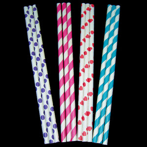 Sturdy straws made from thick paper which makes them great for shredding. Push them through a handheld pencil sharpener and they make nice spirals!  Package contains 25 straws in assorted colors and patterns.