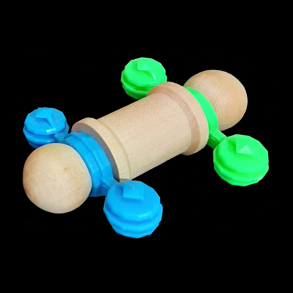 Snowflake Spinners Foot Toys | Cage Top Bird Toys for Parrots