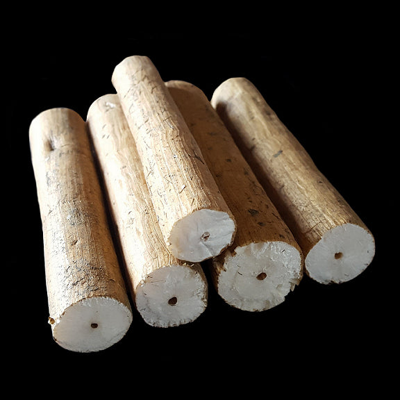 If your bird likes yucca and balsa, they will love these sticks! Sola is softer than balsa and is great for light chewers that prefer to nibble and shred. Sticks measure approx 4