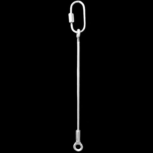 A top quality stainless steel skewer designed to be filled with parts for a refillable toy base or used to make food kabobs with chunks of fruit & veggies. The possibilities are endless! Simply unscrew the bottom & fill! Dishwasher safe.
